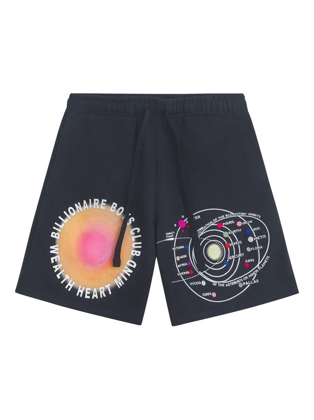 Billionaire Boys Club Aura Graphic-print Shorts In Black