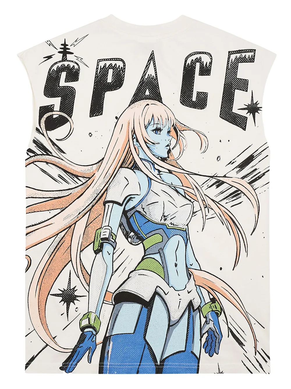 Billionaire Boys Club Space graphic vest - Beige