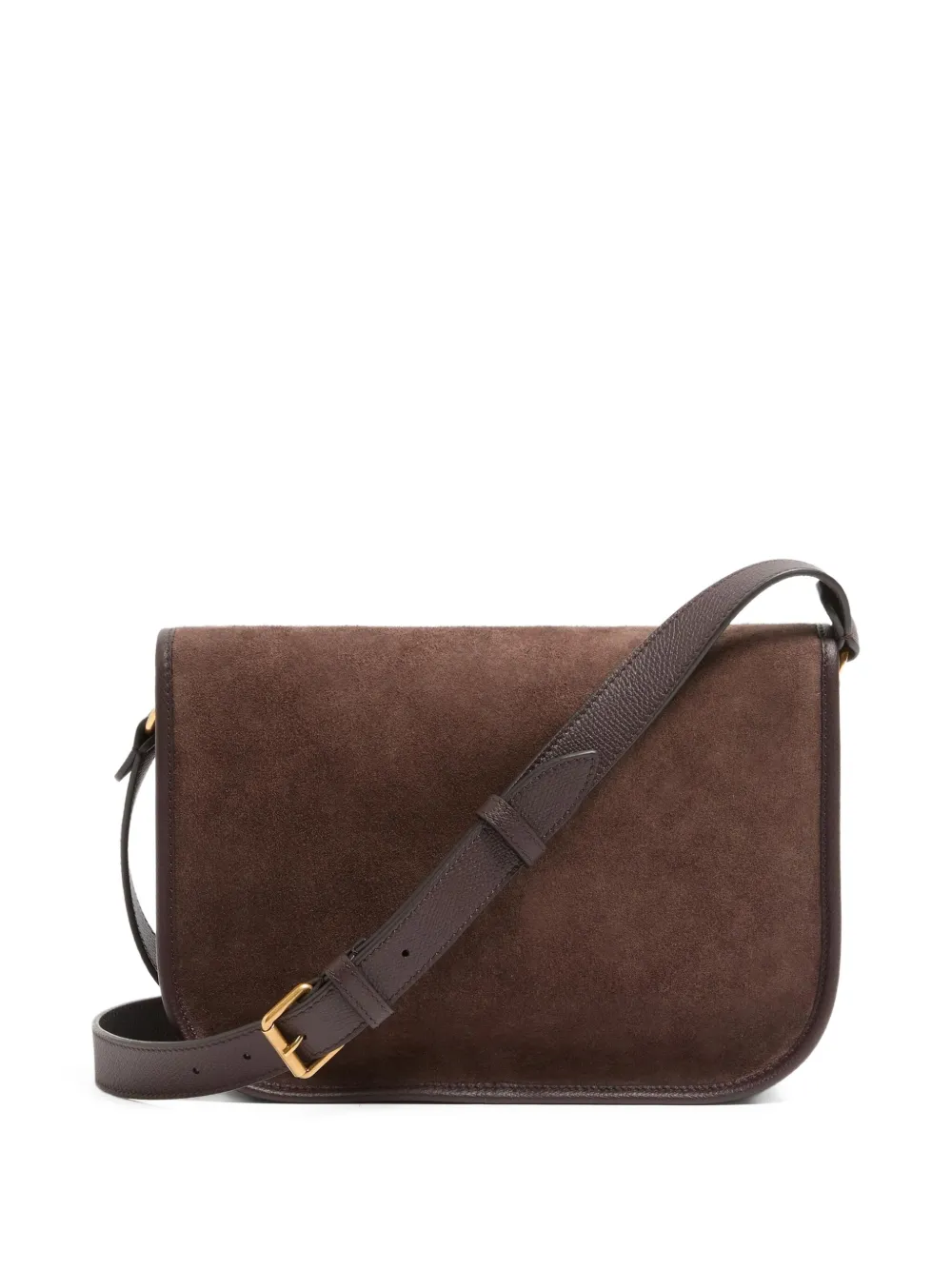Valentino Garavani Antibes suède schoudertas Bruin