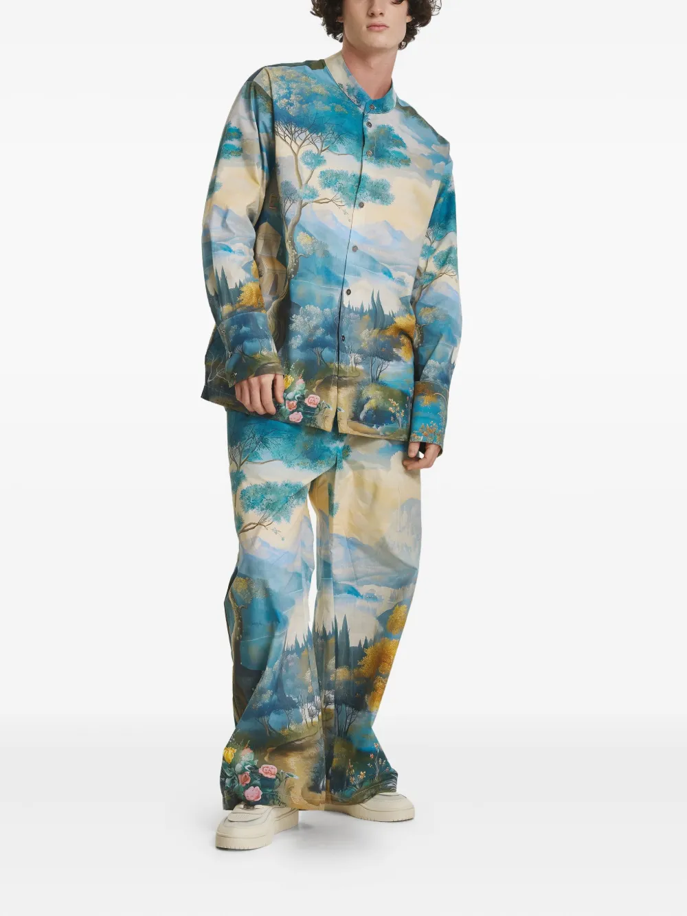 IRINA VOINEA Temperance shirt - Blauw