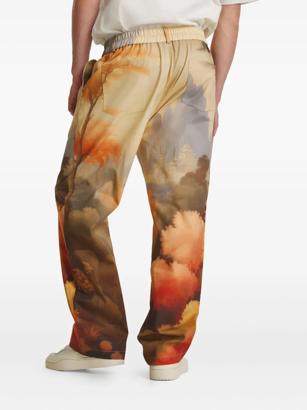 IRINA VOINEA Valley Of Life broek Oranje