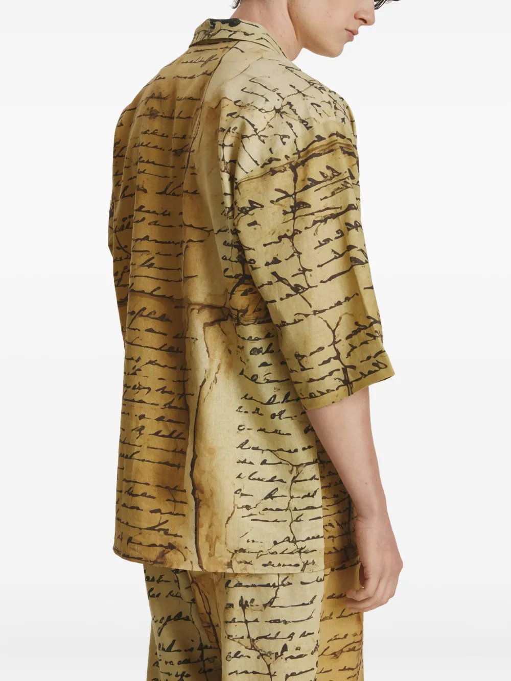  Irina Voinea Contracts Shirt - Neutrals 