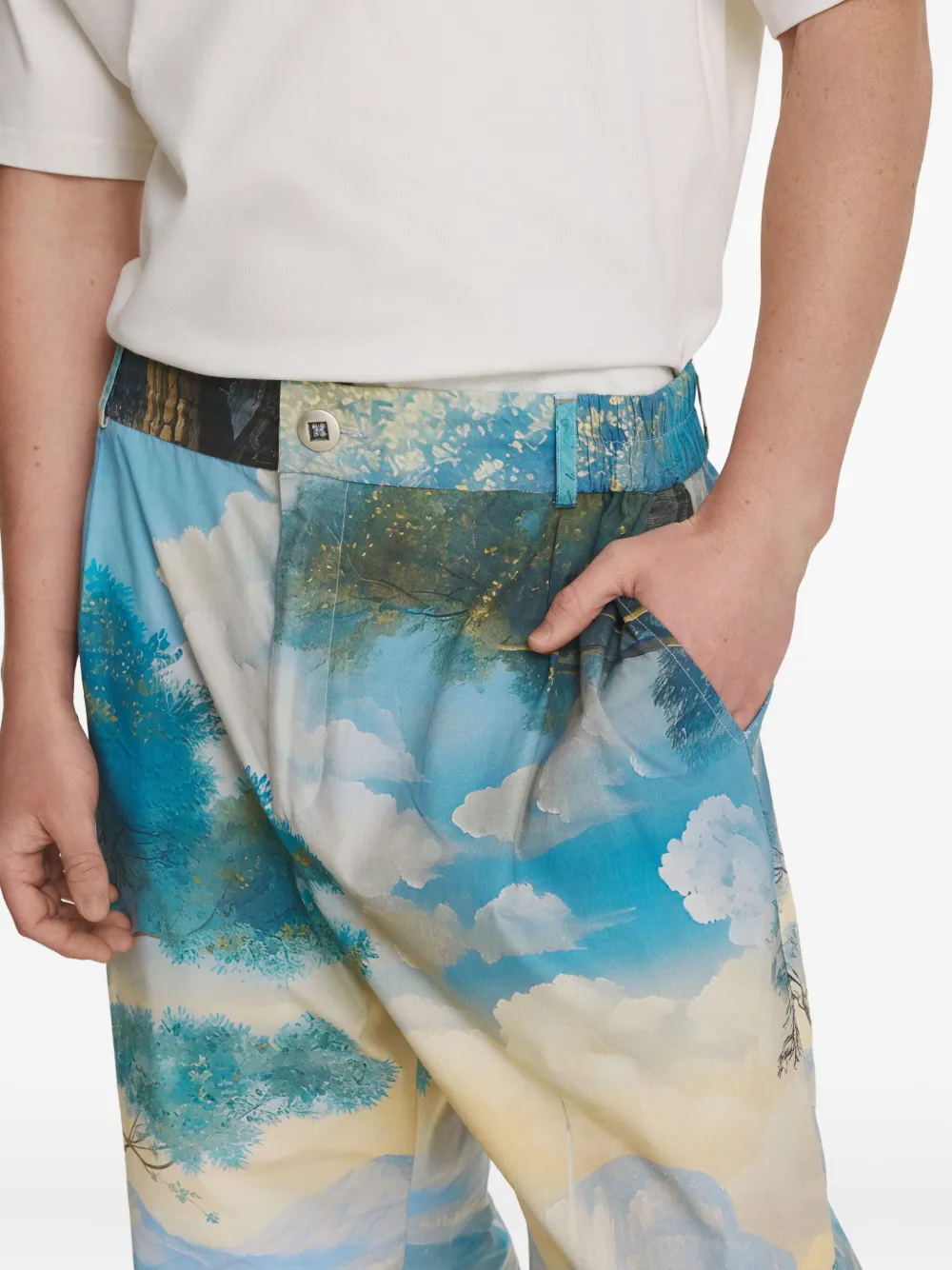 IRINA VOINEA Temperance broek Blauw