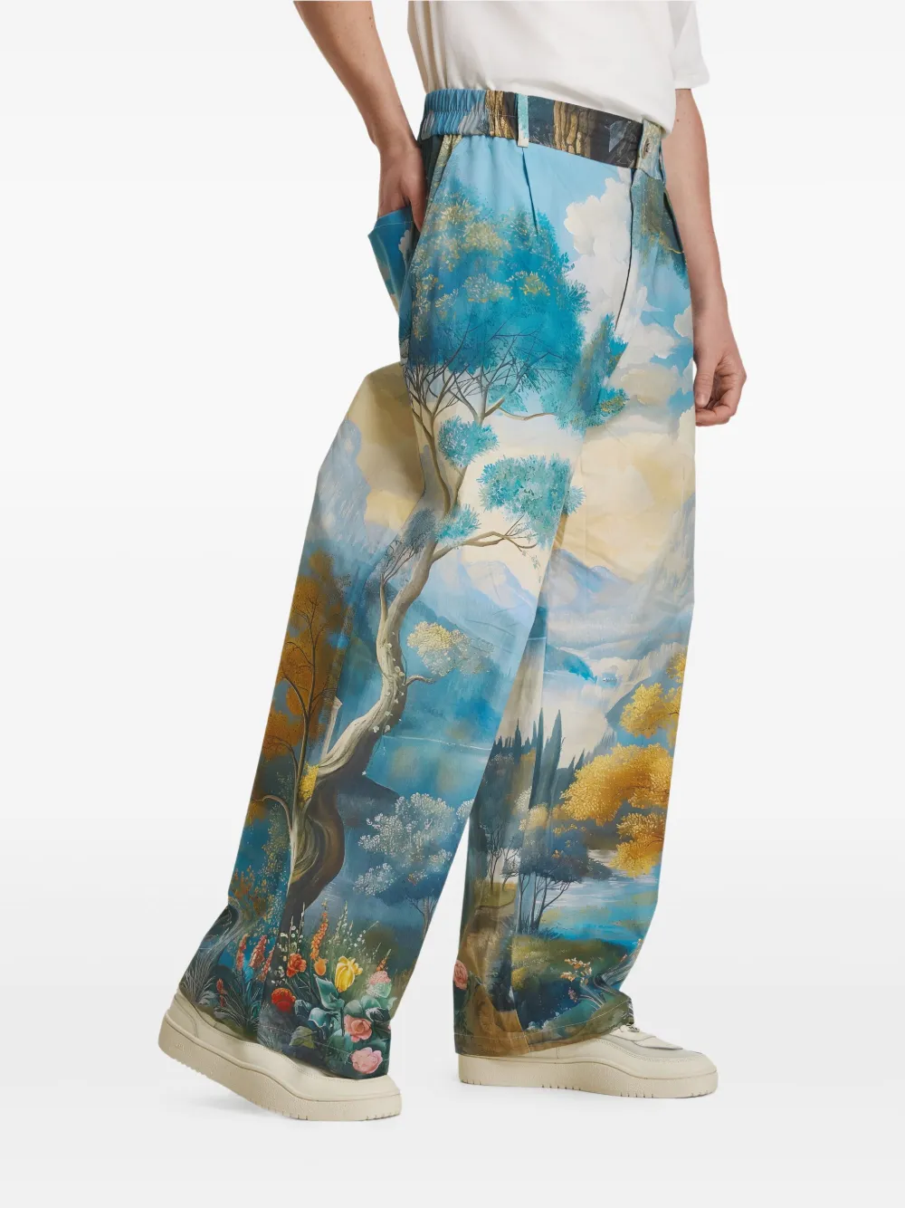 IRINA VOINEA Temperance broek Blauw