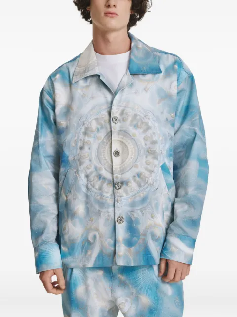IRINA VOINEA printed overshirt