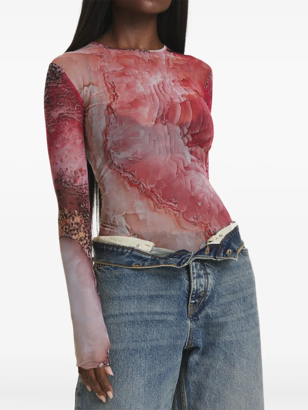  Irina Voinea Long-sleeve Top - Pink 