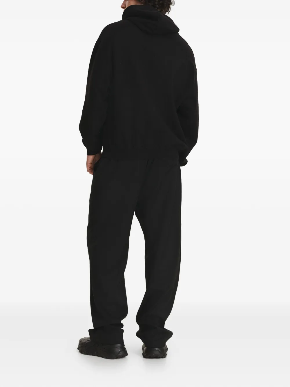 IRINA VOINEA Hoodie met borduurwerk Zwart