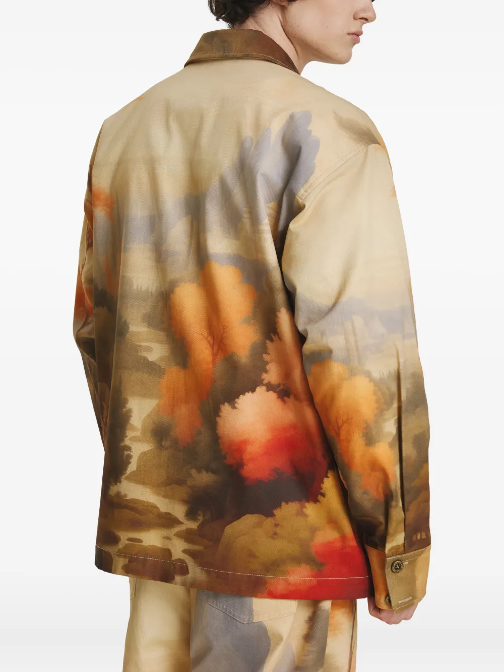 IRINA VOINEA Valley Of Life shirtjack Oranje