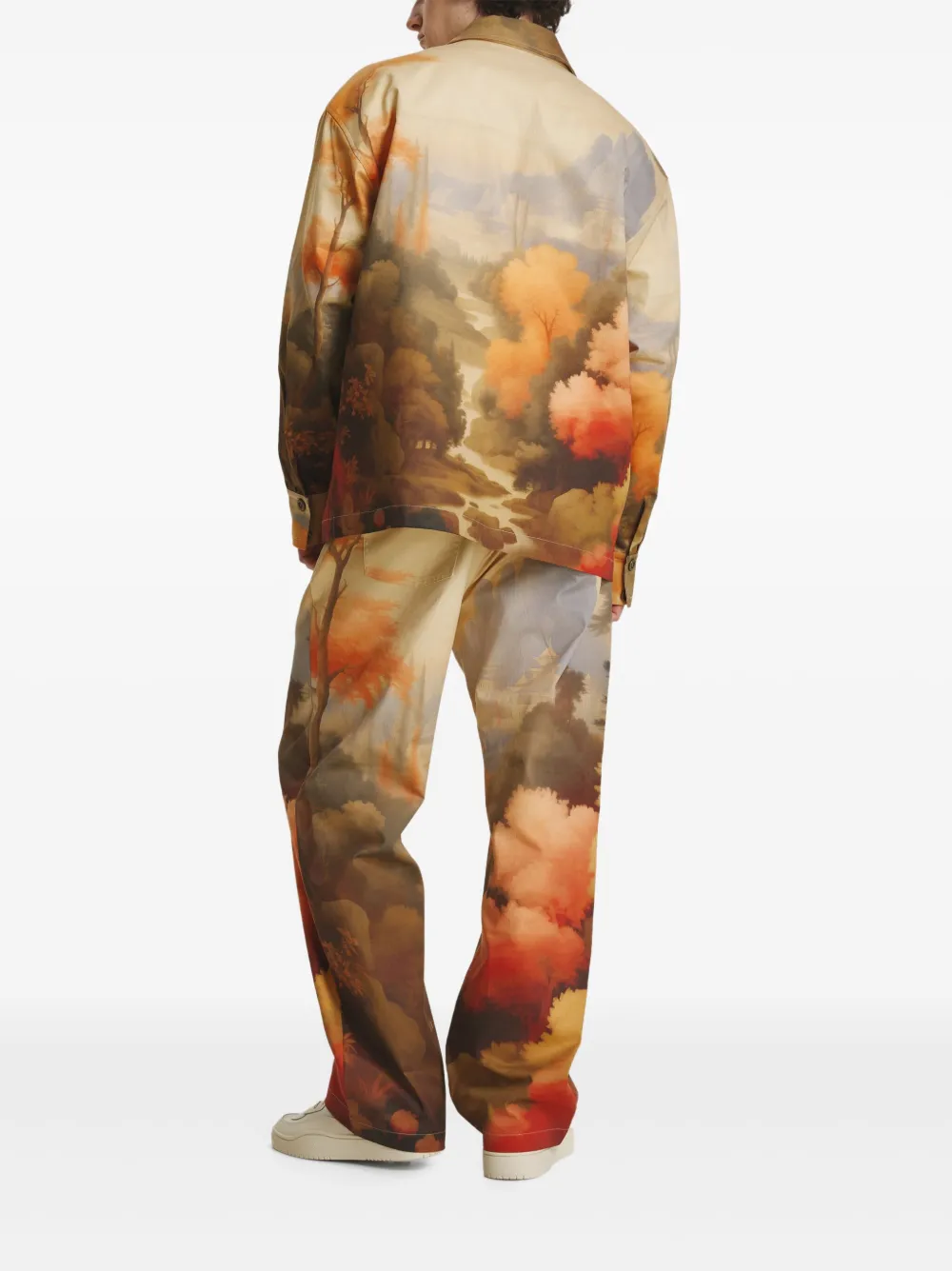 IRINA VOINEA Valley Of Life shirtjack Oranje