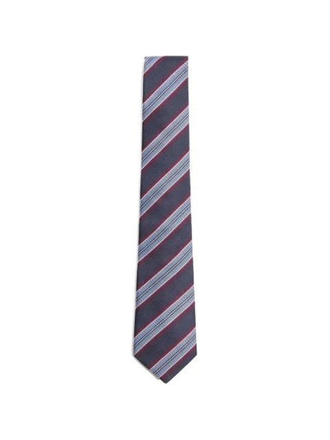Valentino Garavani Valentie jacquard regimental silk tie