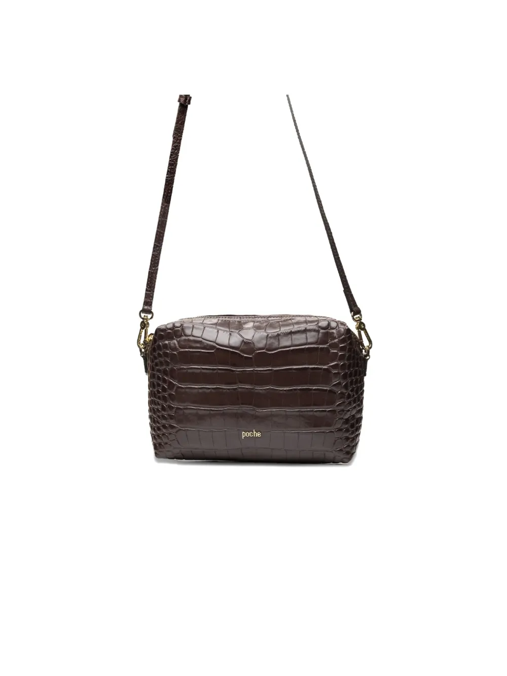 Poche Paris Torba Cross Body Bag In Brown