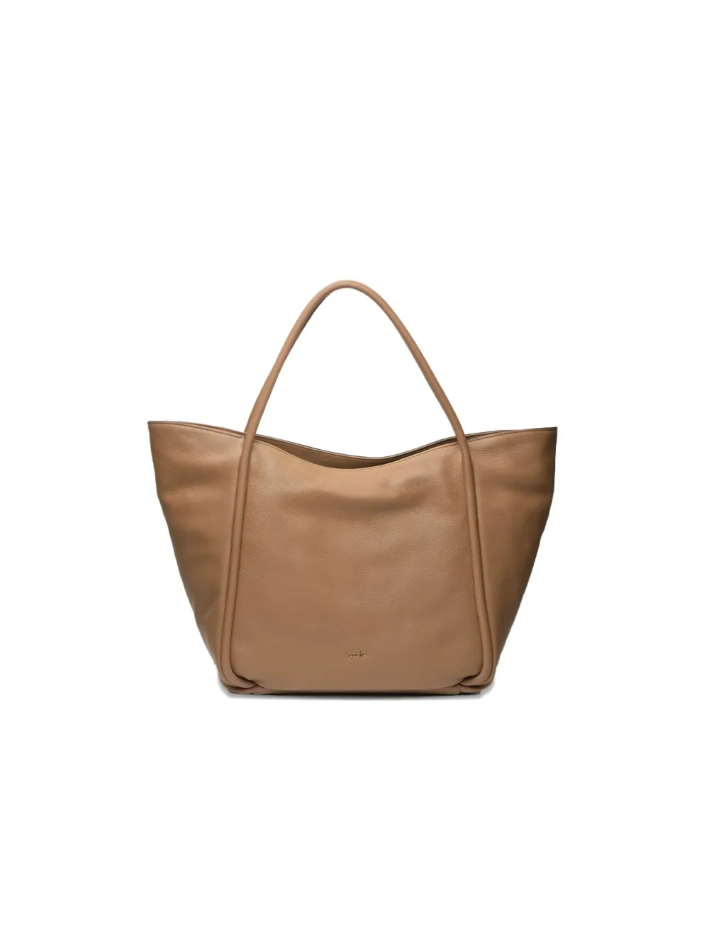 Poche Paris leather tote bag - Bruin