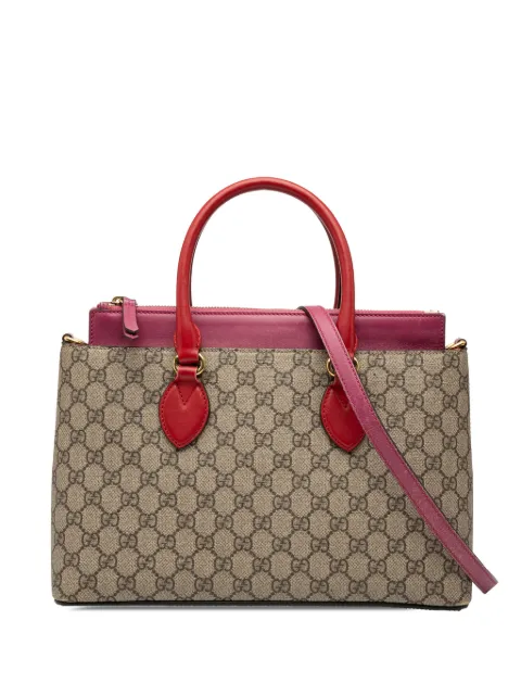 Gucci Pre-Owned 2016-2025 GG Supreme Linea A satchel