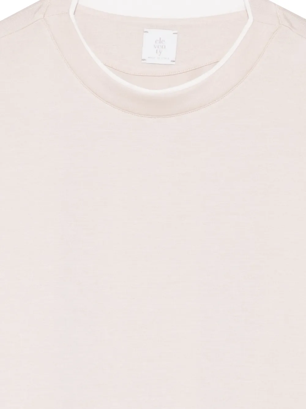 Eleventy Cuffed T-shirt In Neutral