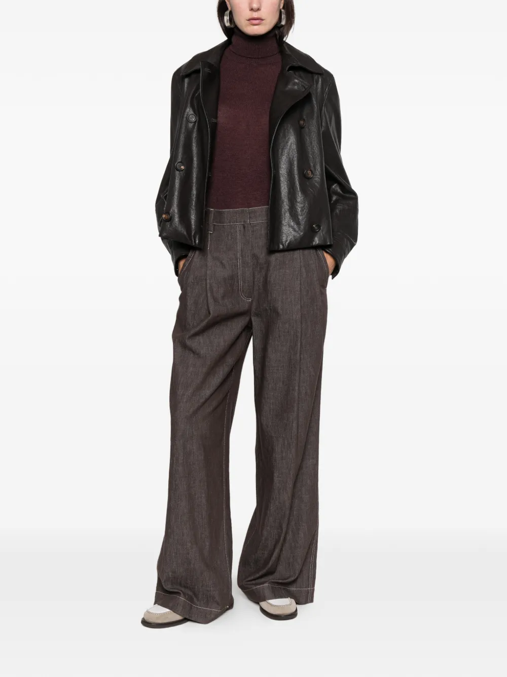 Eleventy suéter tejido con cuello vuelto | Suéteres | Image 2