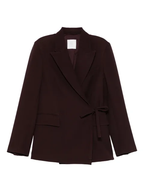 Eleventy tie-fastening blazer