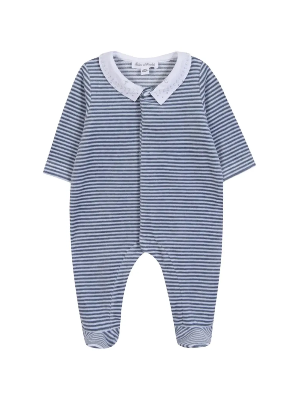 Tartine Et Chocolat striped babywear - Blu