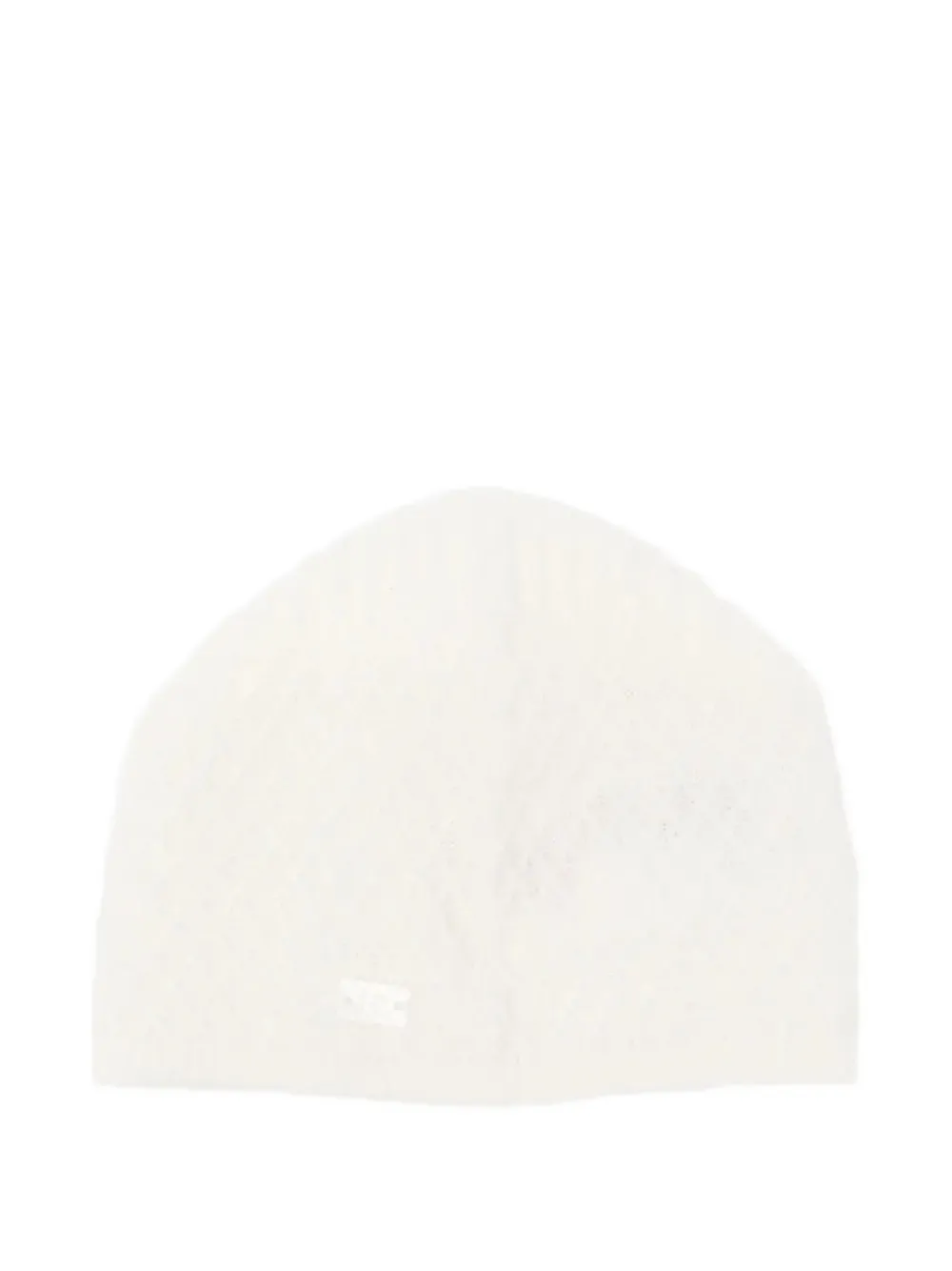 Tartine Et Chocolat logo-plaque beanie hat - Bianco