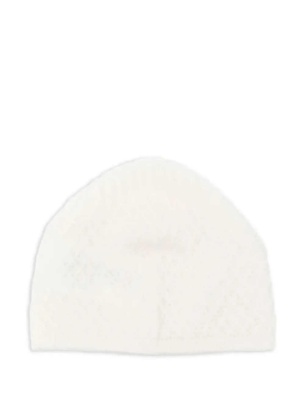 Tartine Et Chocolat logo-plaque beanie hat - Wit