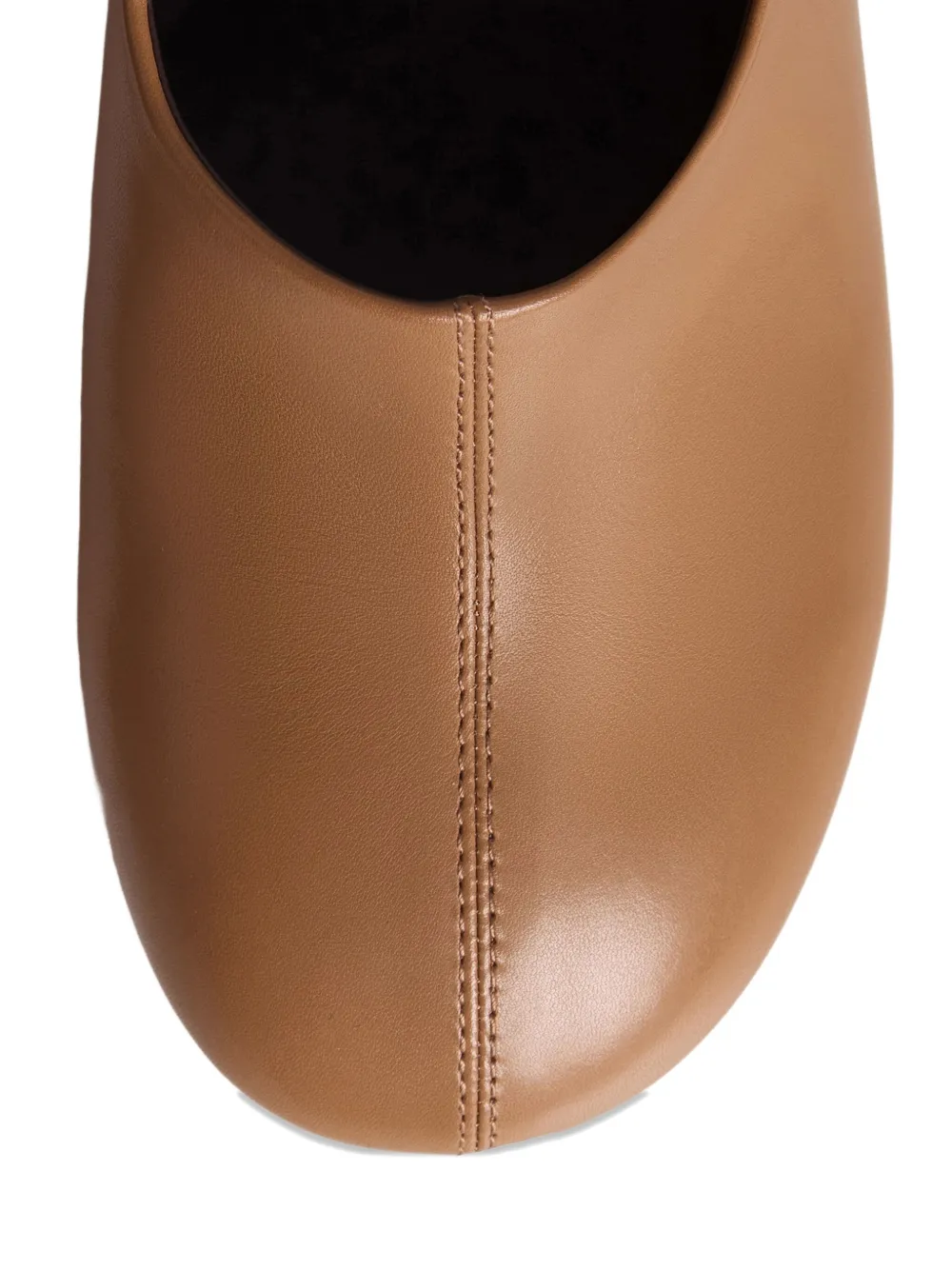 12 STOREEZ 70 mm leren pumps Bruin