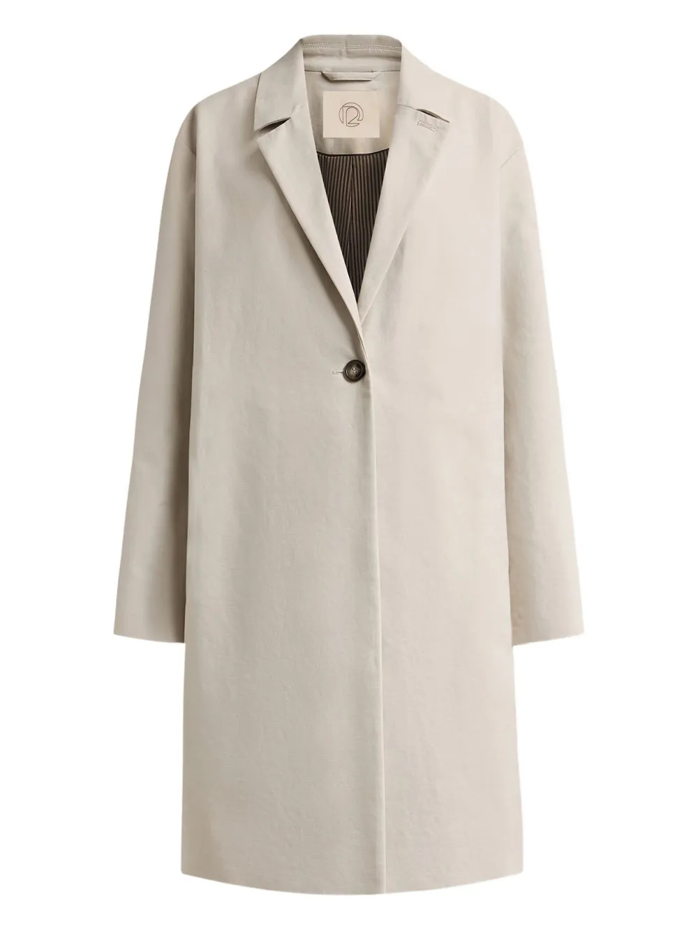 12 STOREEZ single-breasted coat | Neutrals | Image 1