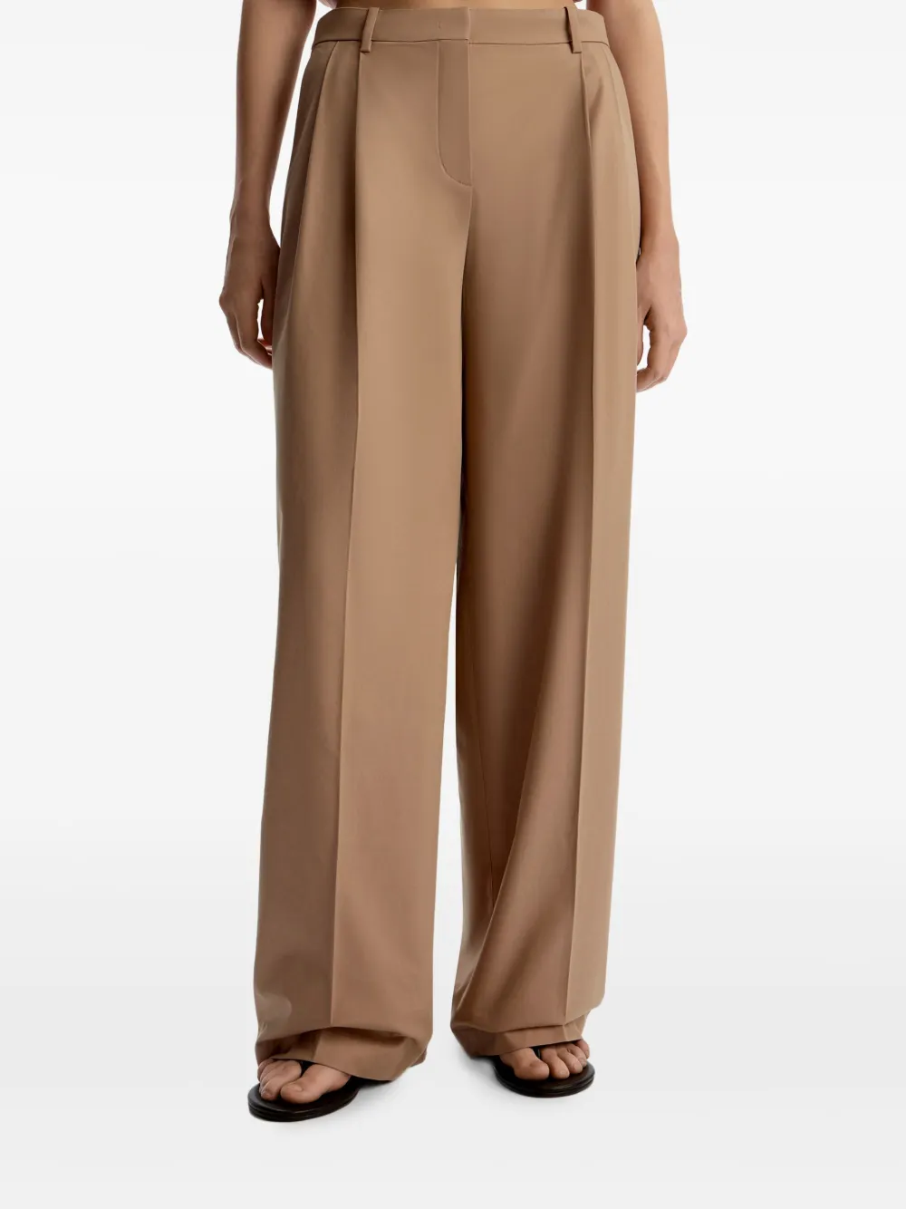  12 Storeez Pantalones Plisados - Neutro 