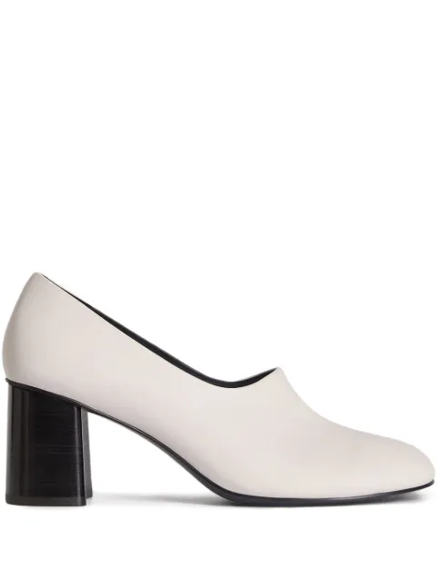 12 STOREEZ 70mm leather pumps