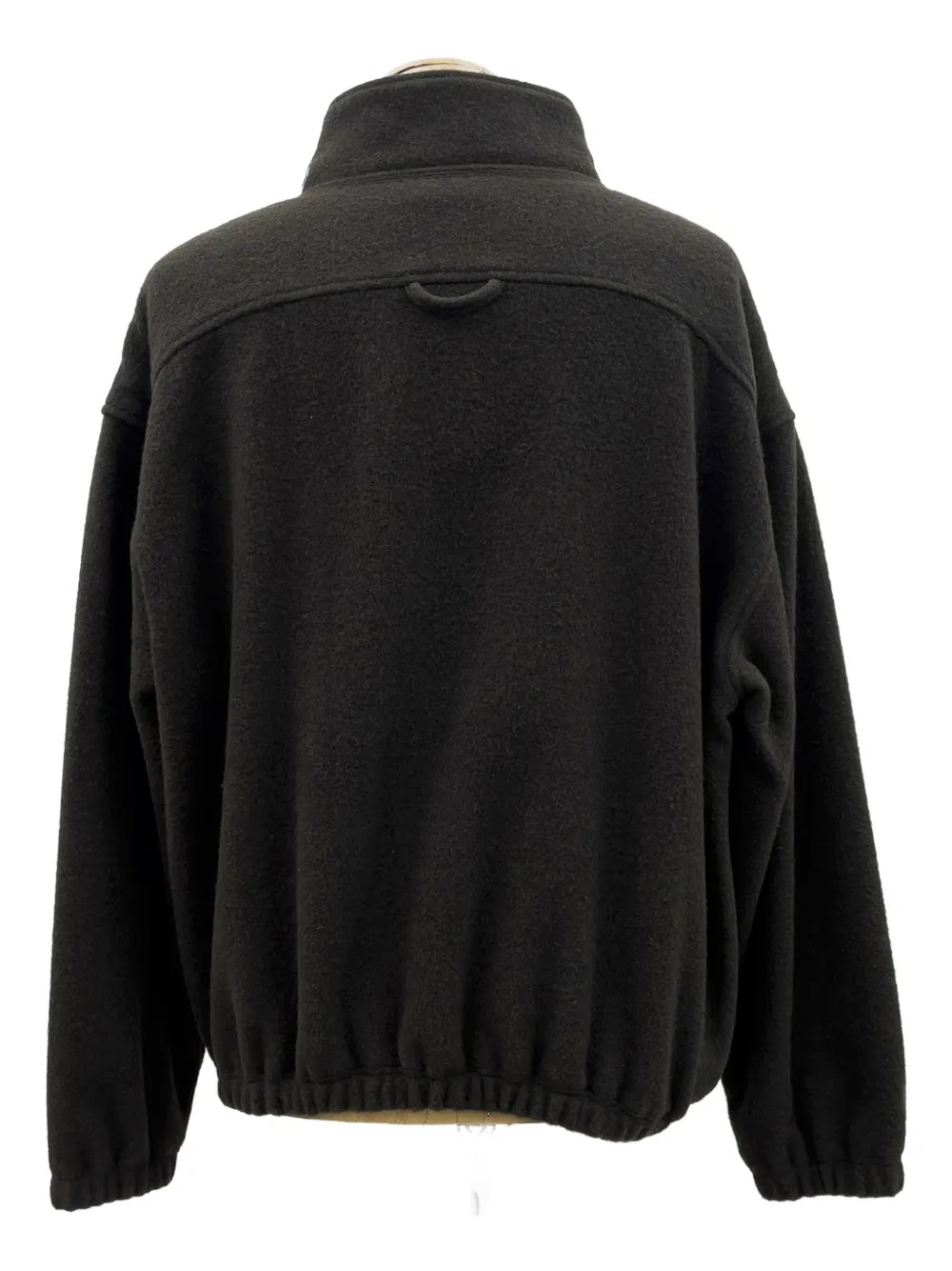 Rier half-zip fleece sweatshirt - Zwart
