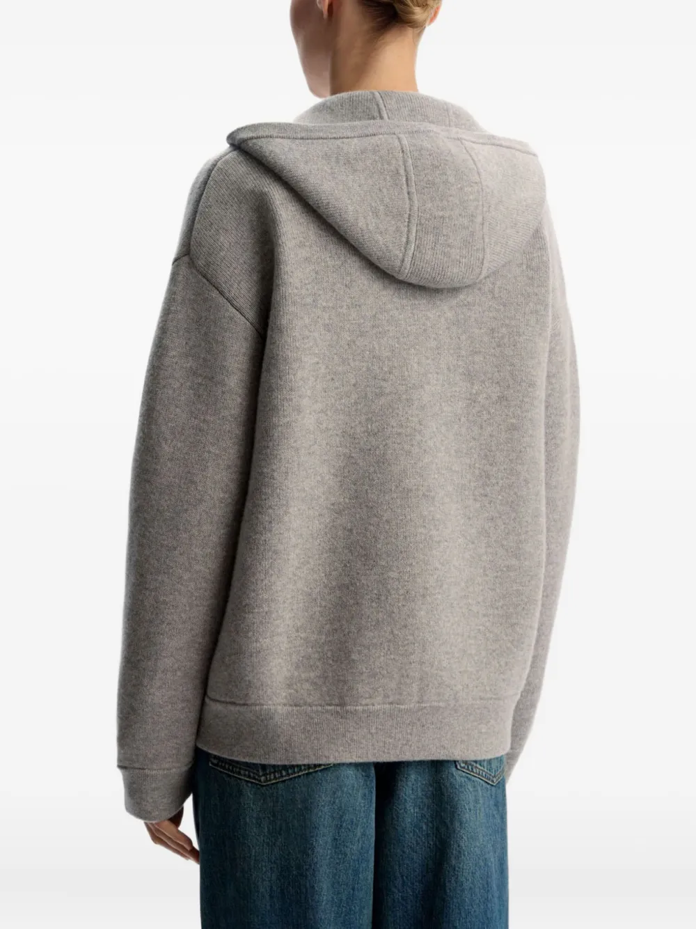 12 STOREEZ Hoodie met rits Grijs