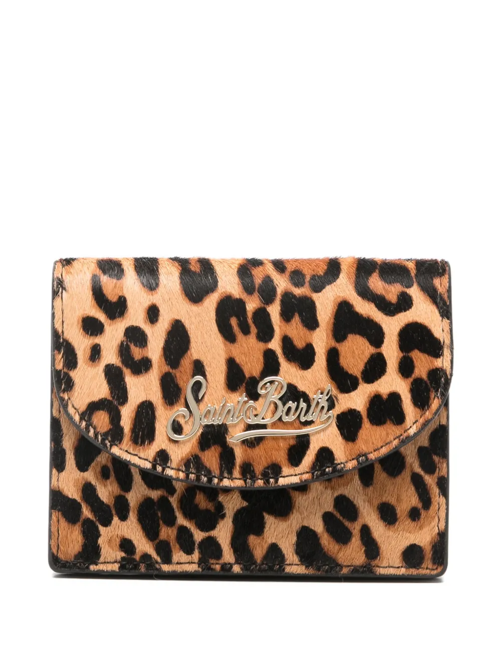 MC2 Saint Barth Leopard Plaque Wallet | Brown | Image 1