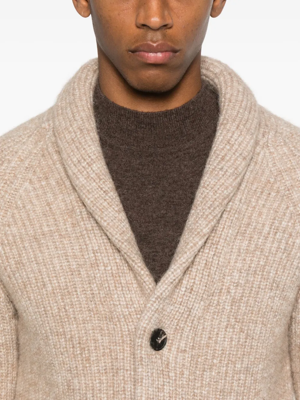 Tagliatore Jackson vest met knoopzakken Bruin