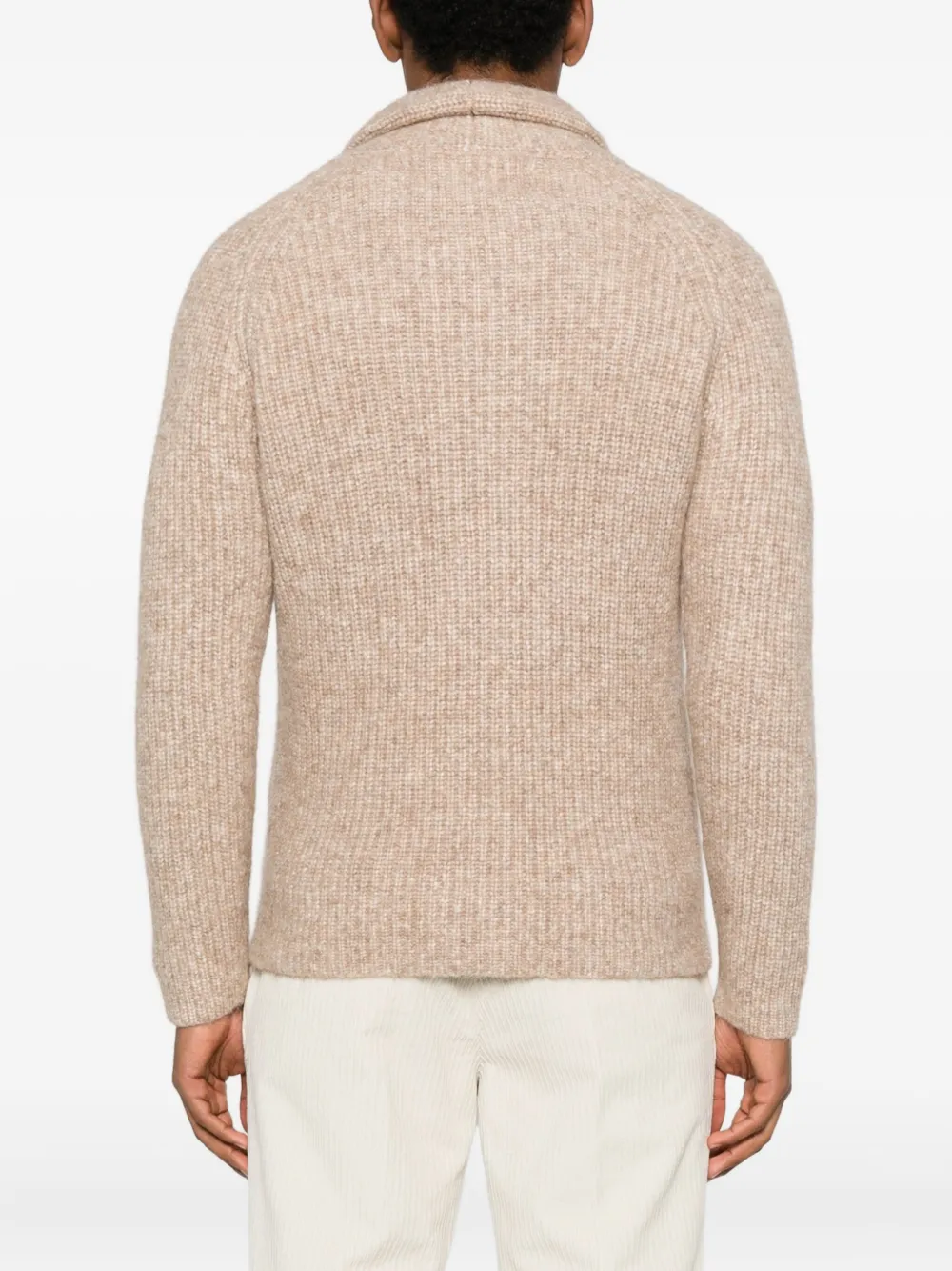 Tagliatore Jackson vest met knoopzakken Bruin