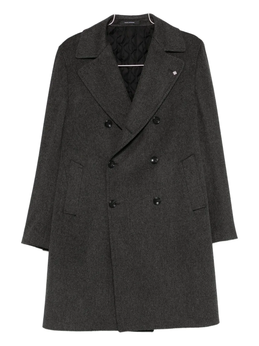 Tagliatore Double-breasted Coat In Multi
