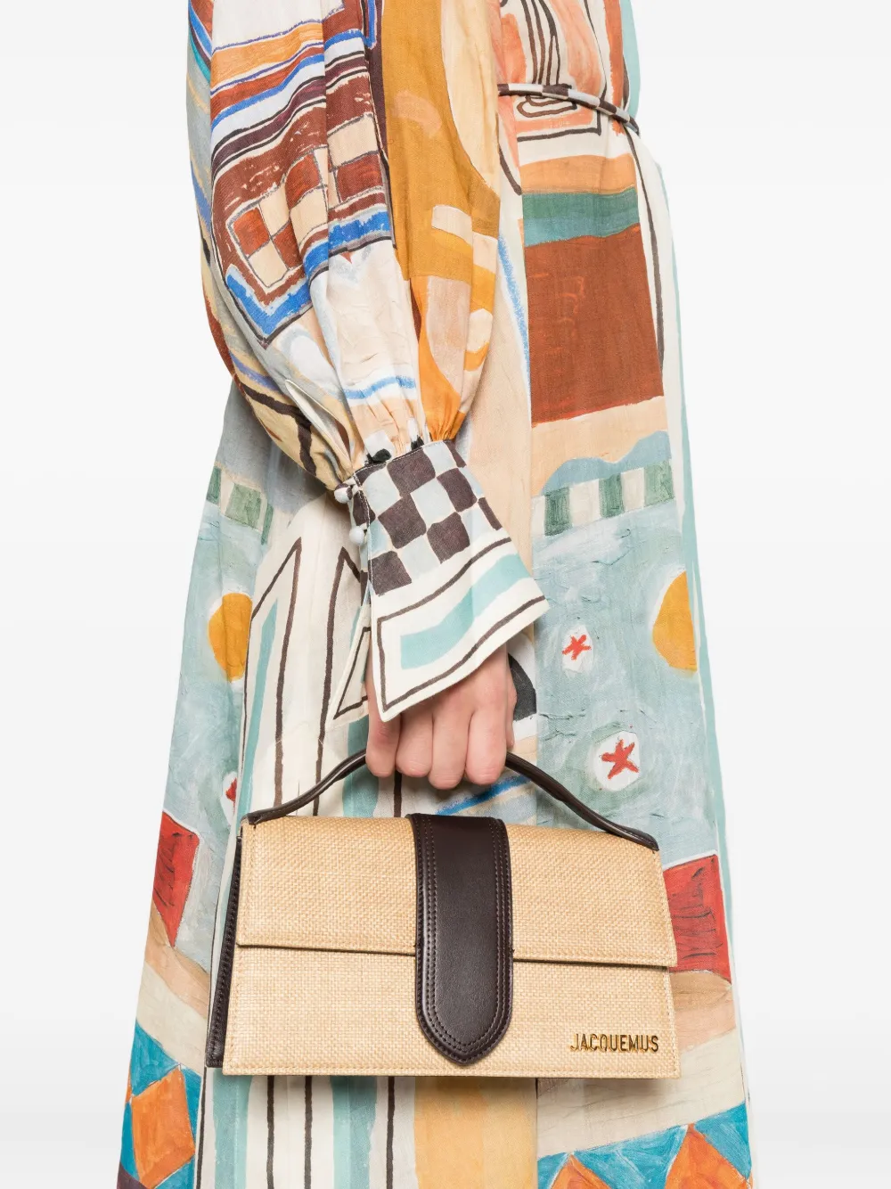 Alemais Printed-design Midi Shirt Dress In Blue