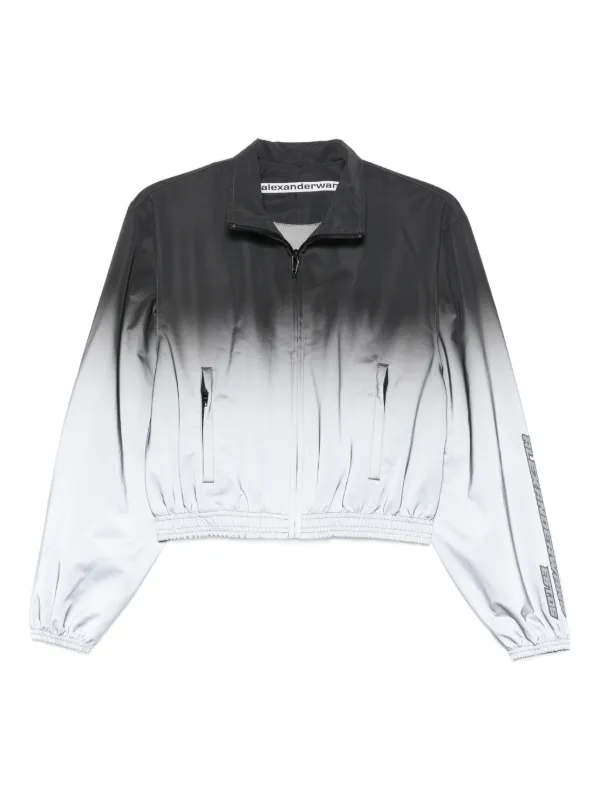 Alexander Wang Ombre Zip Jacket | Black | FARFETCH
