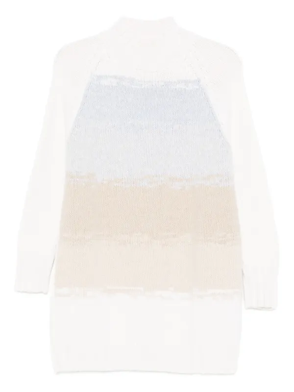 Fedeli Ribbed-hem Sweater in Neutrals