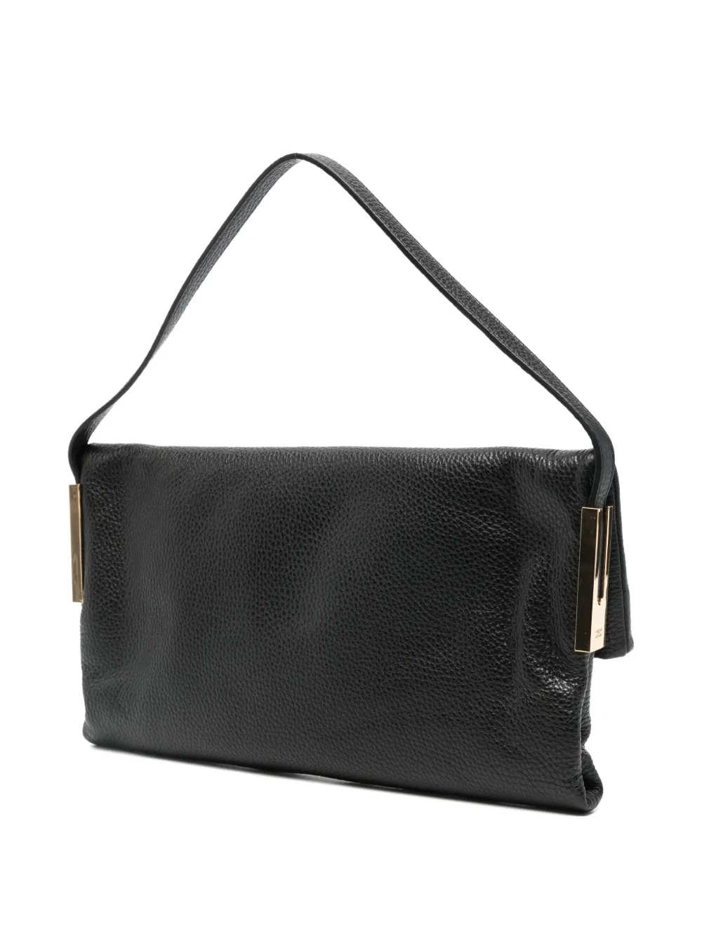Elisabetta Franchi Flap Tote Bag In Black
