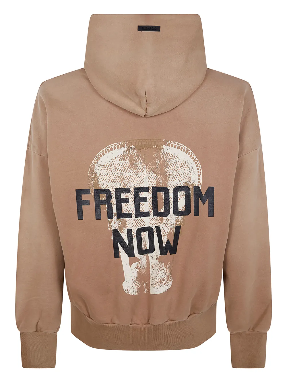 Fear Of God Graphic Hoodie In Brown