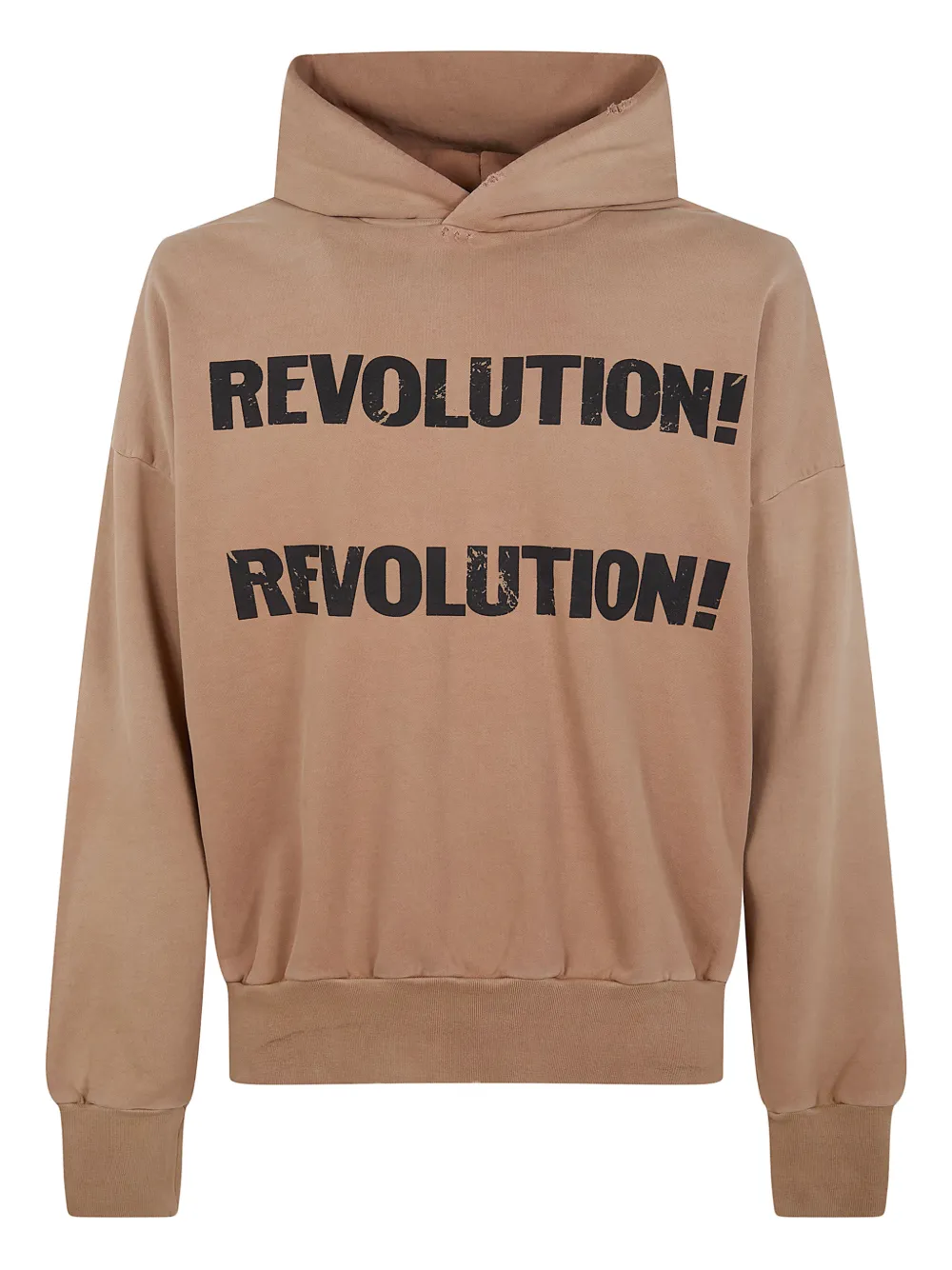 Fear Of God Graphic Hoodie In Brown