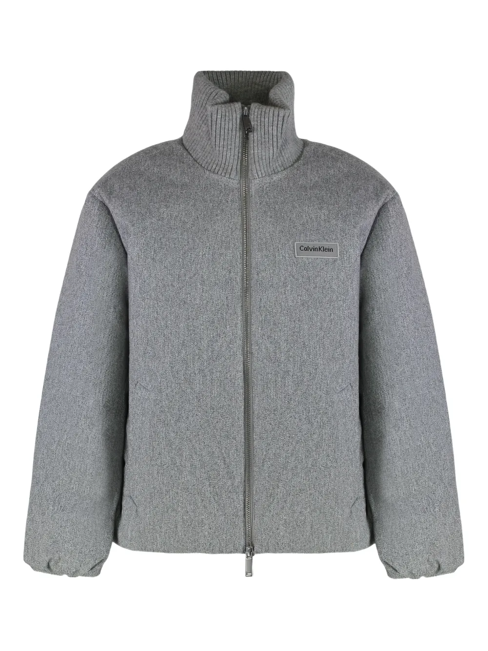 Calvin Klein doudoune zippée à col montant | gris | Image 1
