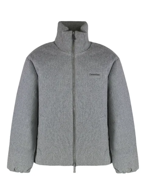 Calvin Klein quilted high-neck jacket