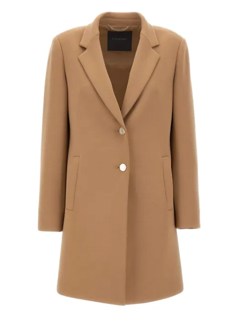 ELENA MIRO` jewel-button lapels coat
