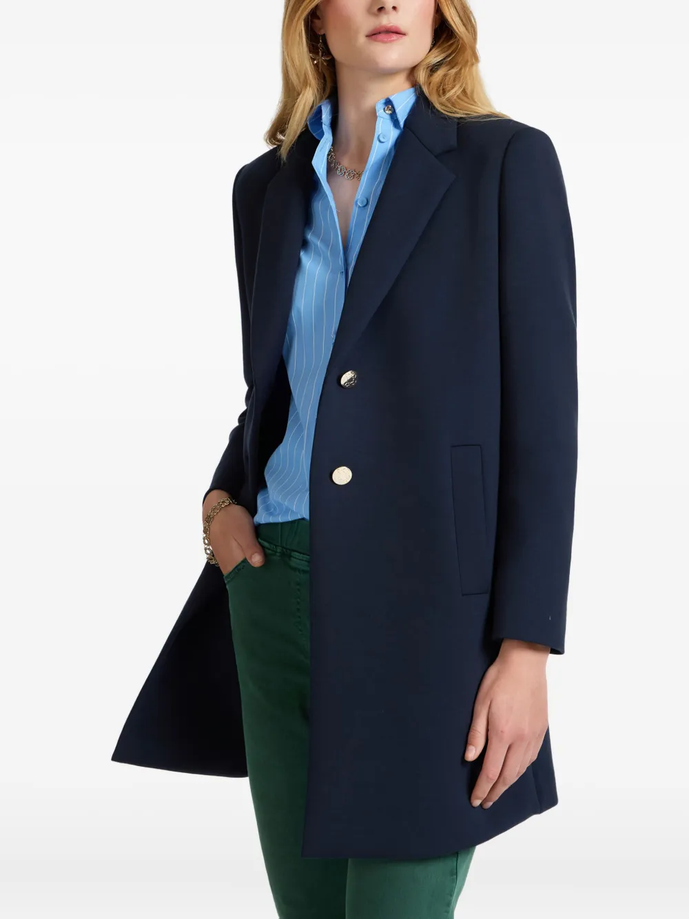 ELENA MIRO` abrigo con botones de joya | Abrigos con botones | Image 2