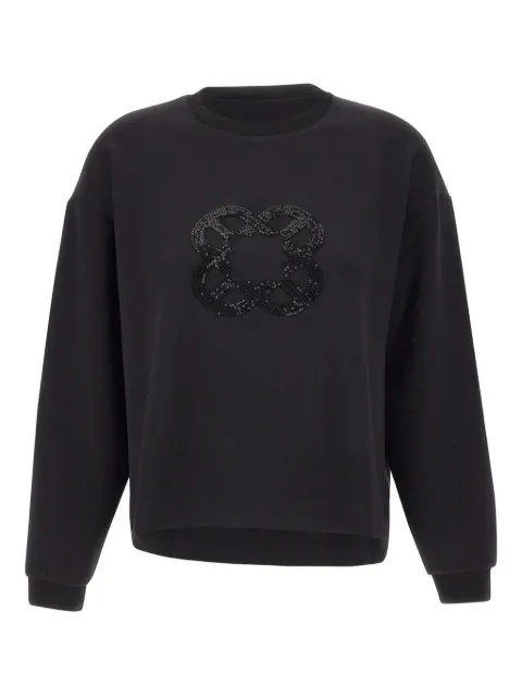 ELENA MIRO` floral-sequin sweatshirt