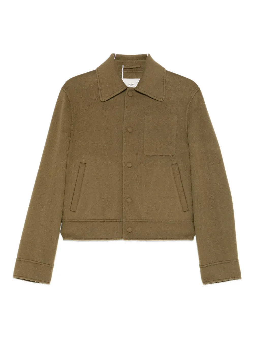 AMI Paris button pocket jacket - Verde