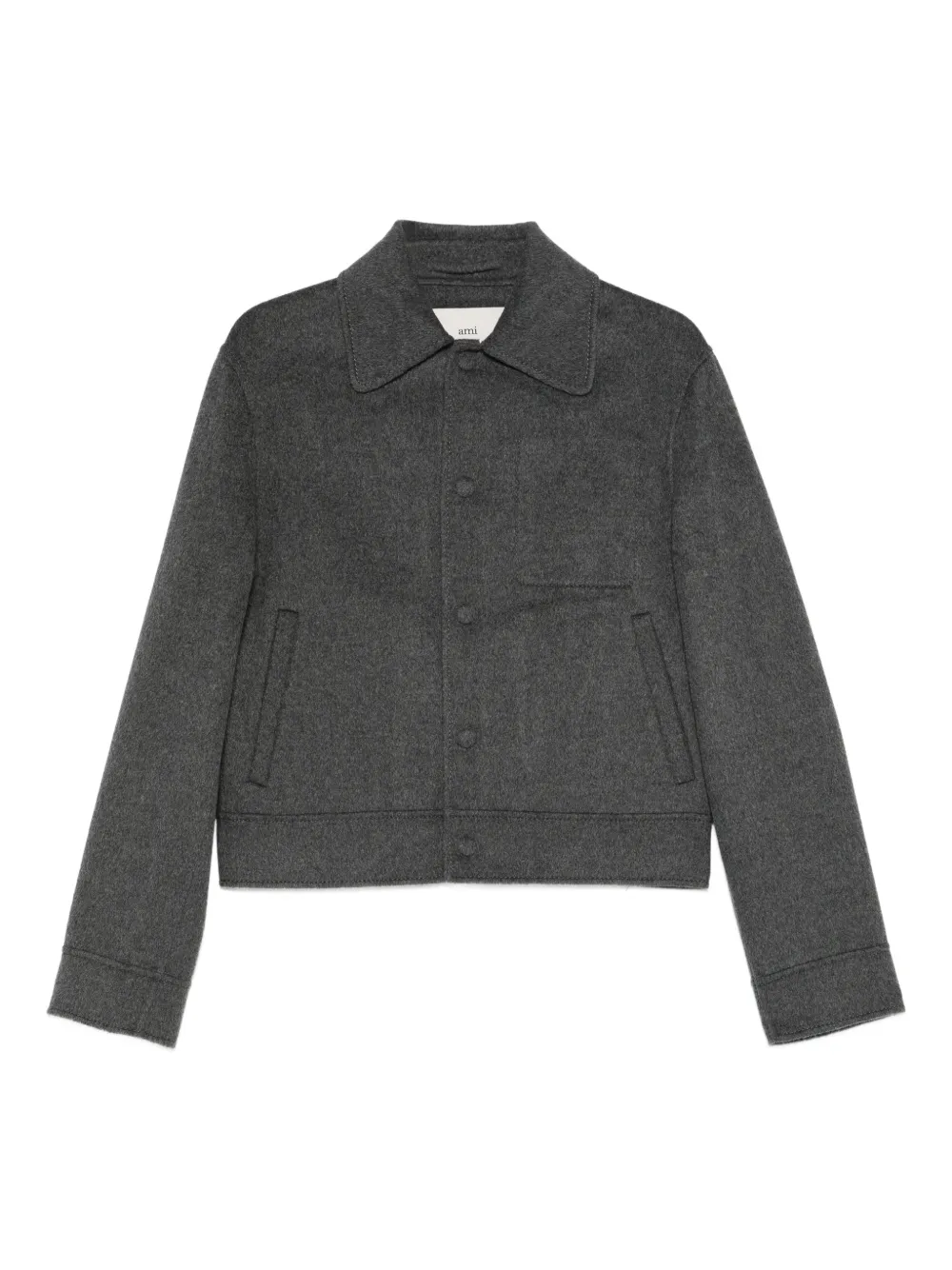 AMI Paris button pocket jacket | Grey | Image 1