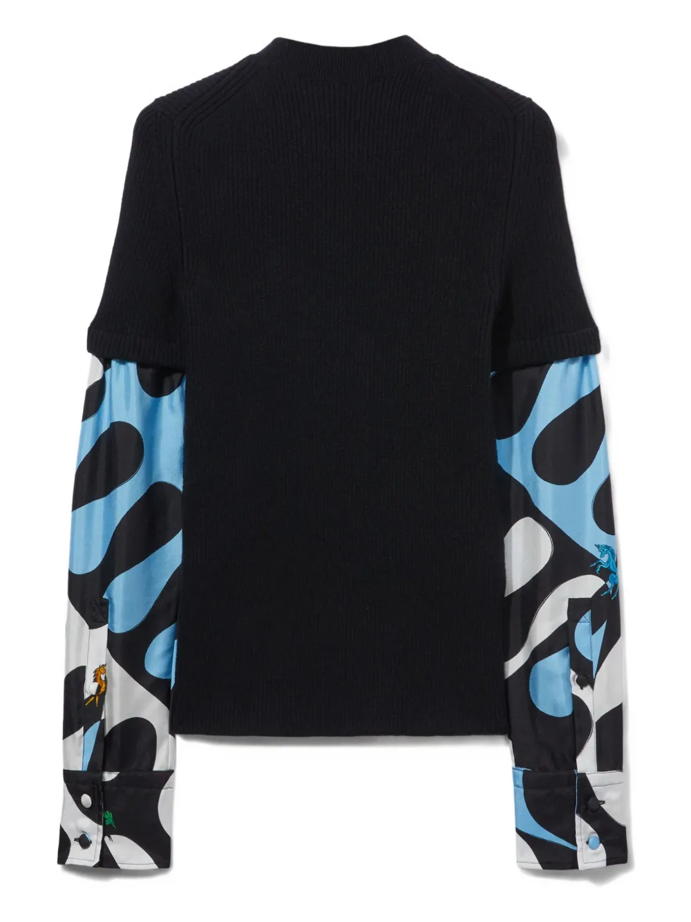 Pucci Leocorno-print Sweater In Black