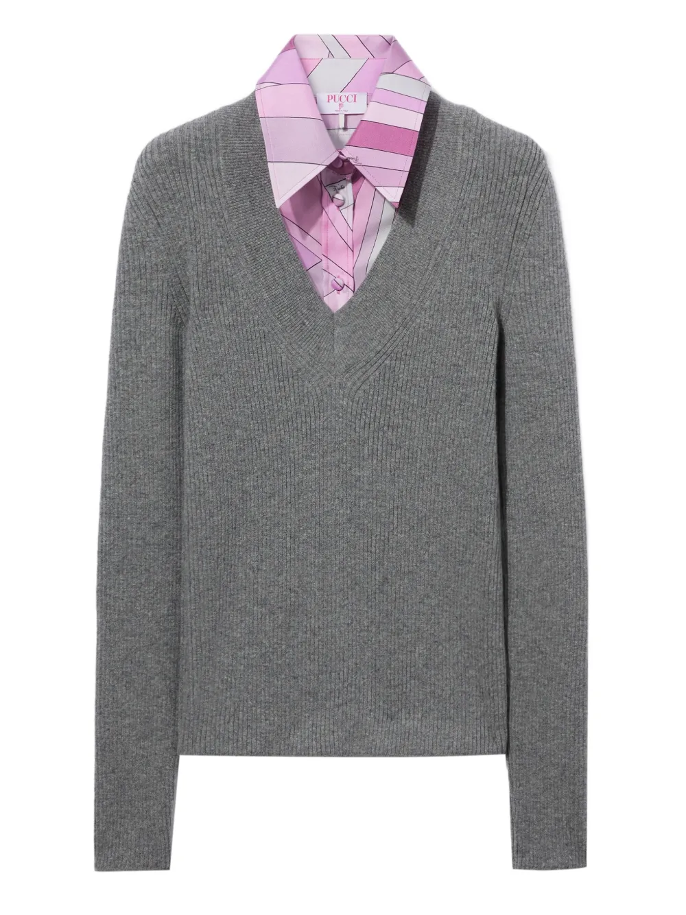 PUCCI iride-print sweater | Grey | Image 1