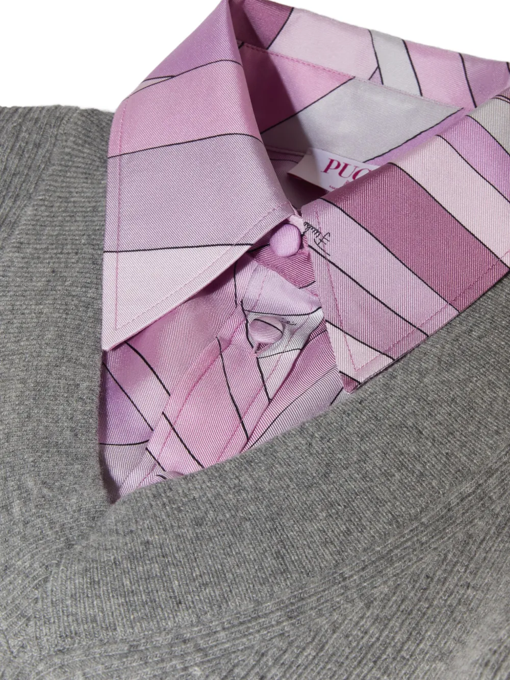 PUCCI Trui met Iride-print Grijs