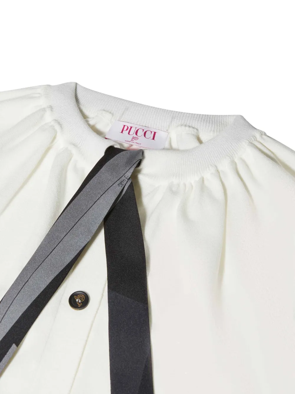 PUCCI Vest met strikdetail Wit